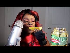 Claussen Pickles ASMR Eating Sounds