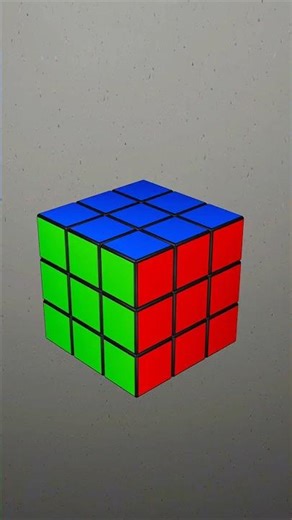 Rubik’s Cube Endless Loop 🧩 | Satisfying 3D Animation