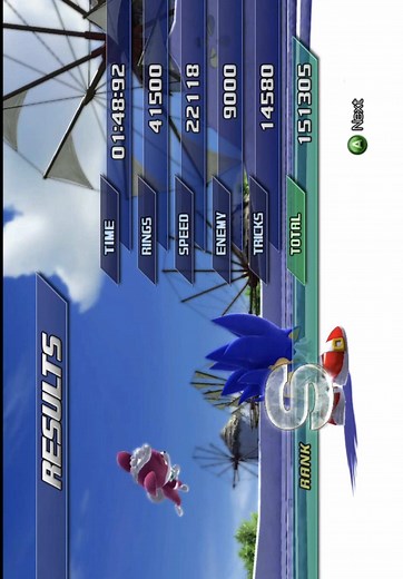 Sonic Unleashed WindMill Isle-2 Basic Run Gameplay