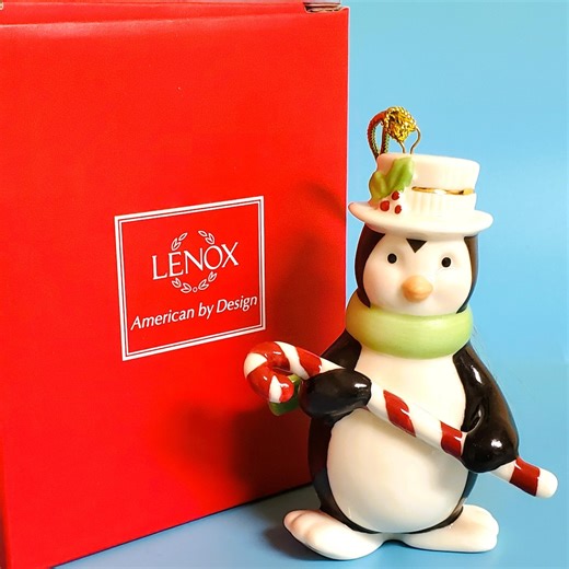 Lenox Penguin Ornament, American by Design NEW IN BOX Porcelain Christmas Holiday Sku 856361 3 3/4" - Etsy