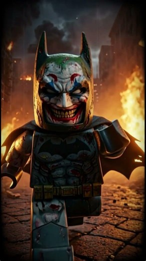 You Won't Sleep After Seeing This Lego Batman/Joker #creepy #ai #nightmare #roblox #lego o