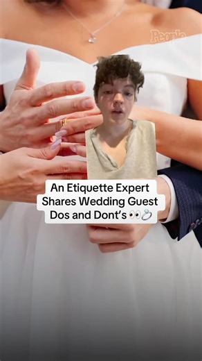 70K views · 234 reactions | Stressed about #wedding season? Here’s some #advice to help you be the best wedding guest you can be.  #etiquette | People | Facebook