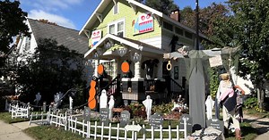 Alpena Homeowner Putting on Halloween Light Shows