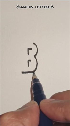 How to write Amazing 🤍Shadow Letters