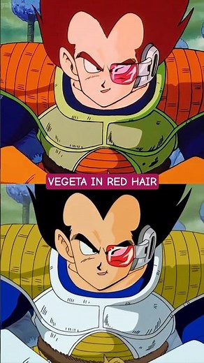 Vegeta in Red Hair | Dragon Ball Z