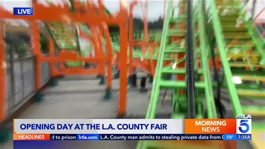 20K views · 278 reactions | ROLLIN' ALONG  It's opening day at the LA County Fair and Jacqueline Sarkissian is checking out all the major rides and the food! For more here: https://tinyurl.com/3z3zm52x | KTLA 5 Morning News | Facebook