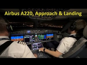 Airbus A220, Approach & Landing