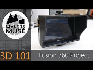 3D Printed External Monitor Sunshade using Fusion 360 - 3D101 Video Lecture | What is 3D Printing: Basic Knowledge - IT and Software