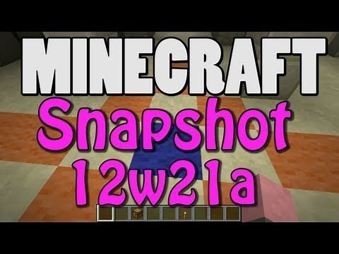 Minecraft snapshot 12w21a + download link