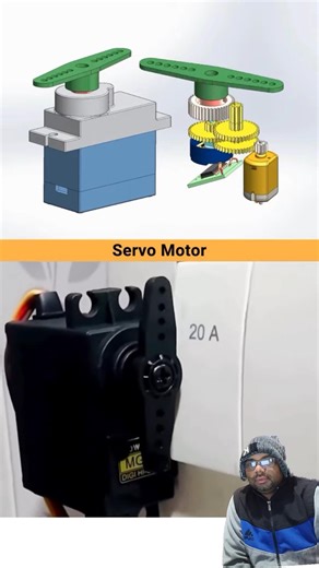 Servo Motor Explained 🤯 | Precision Automation in Action #Shorts Servo motor #tools #diy #automobile