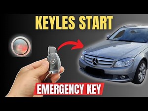 Mercedes Keyless – How to start your car with the emergency key!