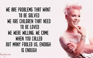 P!nk What About Us (Lyrics-歌词版