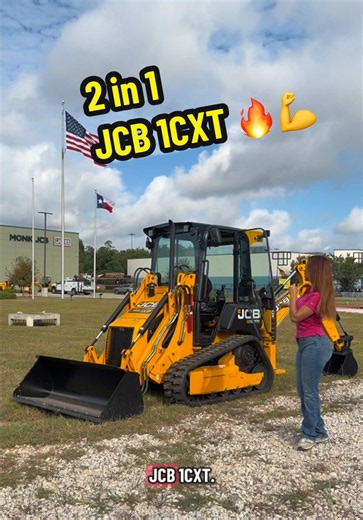 JCB 1CXT 2-in-1 Skid Steer   Excavator — Compact 49 HP, No DEF
