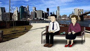 Christian Cartoon - Living by Faith