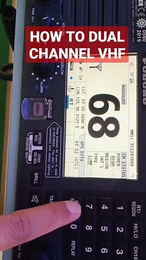 HOW TO DUAL CHANNEL OF VHF FURUNO