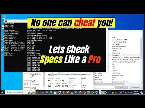 How to Check Laptop Details or PC Specs | How to Check Used or Refubrished Laptop Like A Pro!