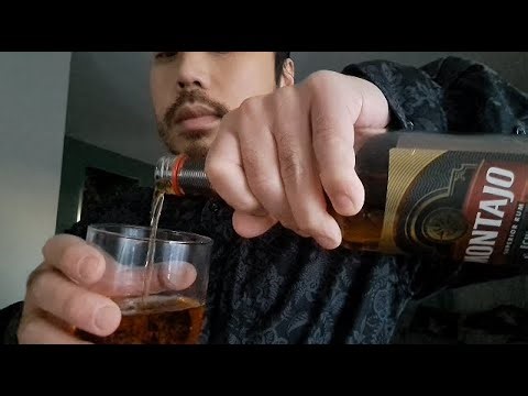 ASMR COOKIES AND RUM (EATING & DRINKING SOUNDS + STORY OF JOHN WICK)