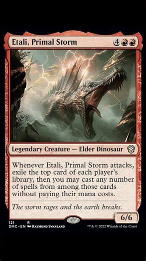 Etali, Primal Storm | MTG AI Cinematic Short ⚡🦖