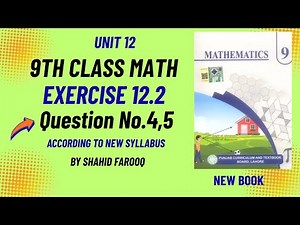 Class 9 Math New Book | Ch 12 Ex 12.2 Q4 & Q6 | Mean, Median, Mode for Grouped Data