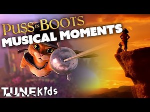 Best Musical Moments In Puss In Boots | TUNE: Kids