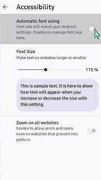 How To Adjusting Font Size in Firefox for Android #firefox #firefoxbrowser #tutorial
