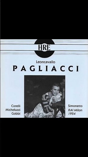 Was he the greatest? FRANCO CORELLI sings Pagliacci LIVE (1954) #opera #tenor #legend