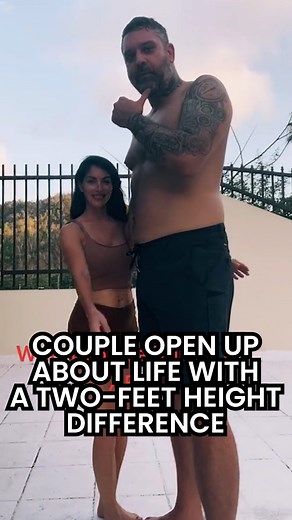 Now That's A Crazy Height Difference! 😱 #heightdifference #couplesgoals | Awesome Videos