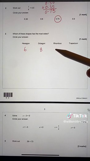 AQA Foundation June 2017 Maths Question 3 Explained