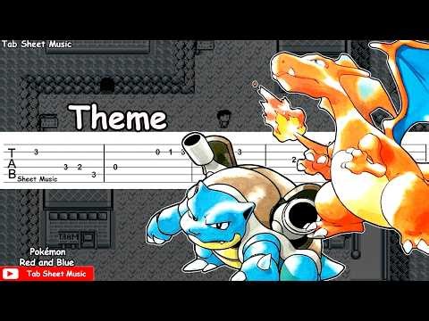 Pokémon Red & Blue - Theme Guitar Tutorial