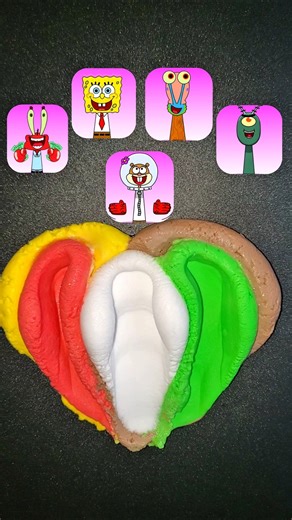 Sprunki OC MONTAGEM MIAU |part 5 |Guess the Color #satisfying #sprunki #colormixing #clay