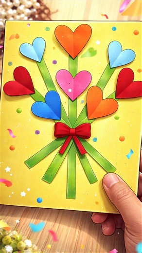 Paper sheet flower design easy craft ideas for kids #shorts #ytshorts #viralvideo #kids #craft #diy