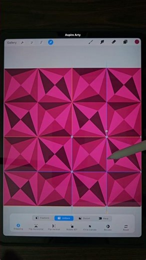 Simple Seamless Beet Red Pattern #artshorts #procreatetutorials