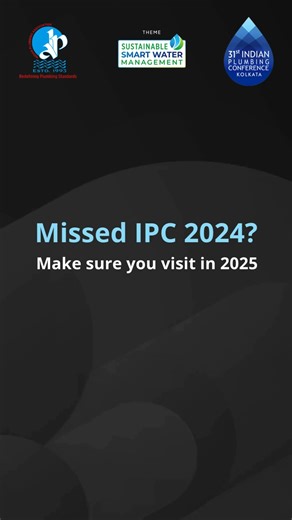 🎉 Missed IPC 2024? Don’t make the same mistake twice — IPC 2025 is bigger, bolder, and more inspiring than ever! 💧 Be there where innovation meets sustainability. 🌍 📍 Biswa Bangla Mela Prangan, Kolkata 🗓️ 13–15 November 2025 🔗 Register now: https://indianplumbingconference.com/visitors-registration-form/ #IPC2025 #PlumbingEvent #WaterInnovation #Sustainability #Networking #KolkataEvents #FutureOfPlumbing | Indian Plumbing Association