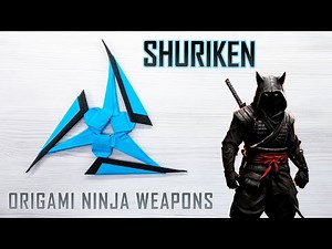 Ninja SHURIKEN Papercraft - DIY Ninja Throwing Star Tutorial