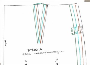 Cómo hacer el bajo de la falda