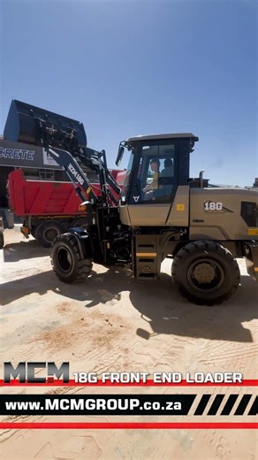 Client Putting His New HZM 18G Front End Loader To Work