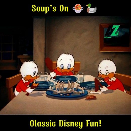 214K views · 6.1K reactions | Soup’s On 閭 | Donald Duck & His Nephews’ Hilarious Meal-Time Antics! | Classic Disney Fun! #SoupsOn #DonaldDuck #HueyDeweyLouie #DisneyClassics #CartoonComedy #DisneyMagic #ClassicAnimation #FunnyMoments #FamilyEntertainment #Nostalgia | Crowdly | Facebook