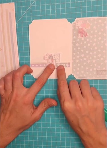 Detalles Dulces para completar álbum infantil Scrapbooking