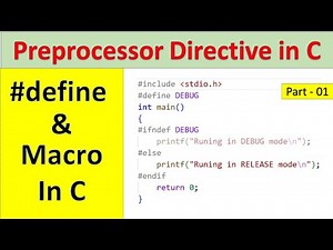 Learn C Preprocessor in 20 Minutes | Macros & Conditional Compilation Explained