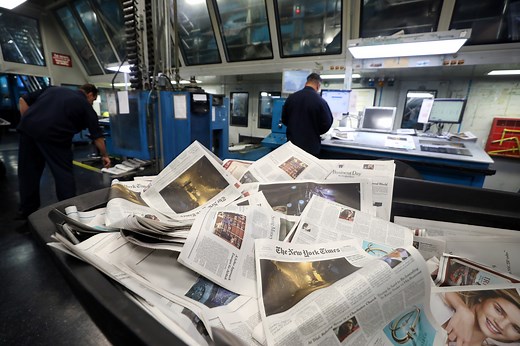 See The New York Times roll off the presses in this 360° video tour of our largest printing facility. #Daily360 | The New York Times