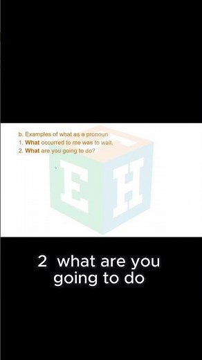 Uses of "What" with Examples