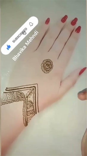 Back Hand Mehndi Design 2026 #shorts #trending