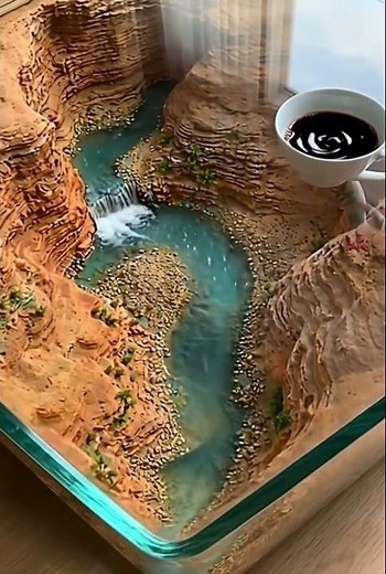 The Most Satisfying Waterfall Coffee Table Ever 💎