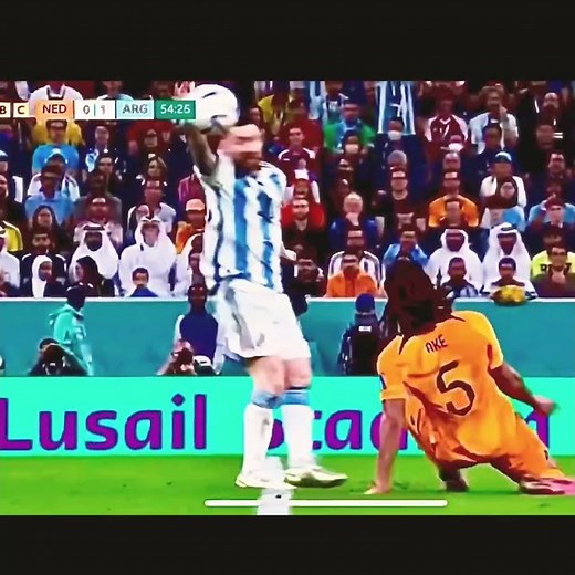 Lionel Messi handball Netherlands vs Argentina 2-2(3-4)