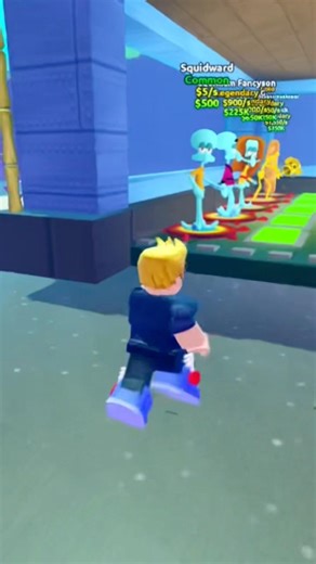 Squidward in Steal a SpongeBob #roblox #spongebob #shorts #short #recommended #utubeshorts