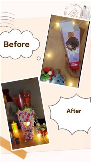 diy flower vase #homedecor #diyvase #craftideas #youtubeshorts