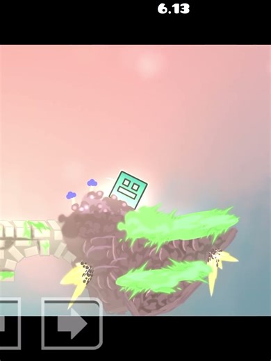 Decoration test for my level #geometrydash #gd