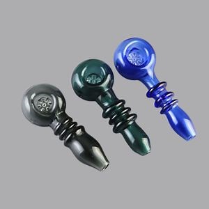 [Hot Item] OEM Spoon Bowl Pipe Pyrex Glass Smoking Tobacco Spoon Pipes Multi Color Optional Glass Hand Pipe