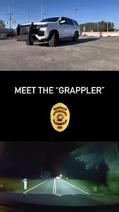 MEET THE GRAPPLER 🚓 This specialized police tool uses a bumper-mounted net and tether to stop high speed suspects in their tracks. The first #TeamHorry Grappler tool in the fleet was installed on an #HCPD Street Crimes Unit team vehicle based on trends noted in past pursuits. We’re excited to continue working together to remove criminal elements from our Horry County roads, now quicker than ever. | Horry County Police Department