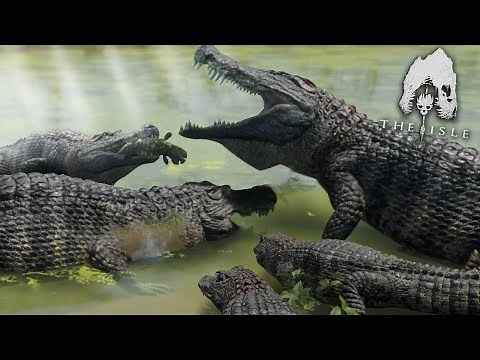 The Giant Crocodile Family!!! - The Isle